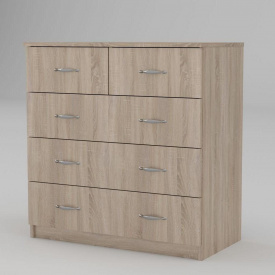 Комод Компаніт Комод-2+3 810x828x417 мм дуб Сонома