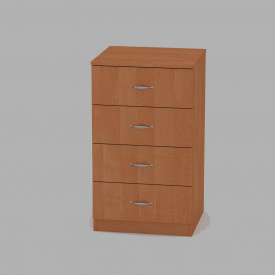 Комод Компаніт Комод-4А 493x849x448 вільха