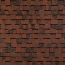 Бітумна черепиця NORDLAND Top Shingle Premier 1000х337 мм червоно-коричнева