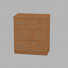 Комод Компанит Комод-3А 610x690x390 бук