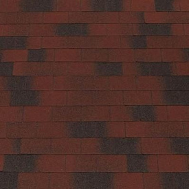 Битумная черепица NORDLAND Top Shingle Vintage 1000х340 мм красная с тенью