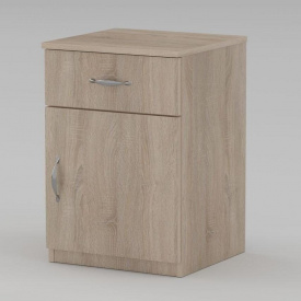 Тумба приліжкова Компанит ПКТ-3 380х420х600 мм дум сонома