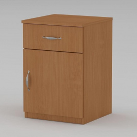 Тумба приліжкова Компанит ПКТ-3 380х420х600 мм бук