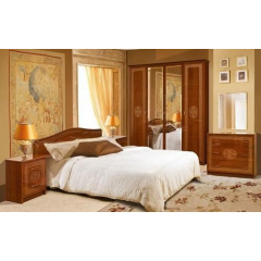 Спальня Світ меблів Флоренція 6Д каштан лак Суми