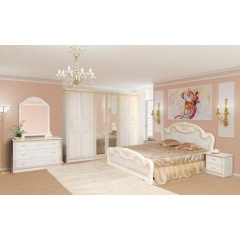 Спальня Мир мебели Опера 6Д роза лак Ровно