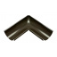 Внутренний угол желоба Акведук Премиум 90 градусов 125 мм темно-коричневый RAL 8019 Тернополь
