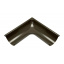 Зовнішній кут жолоба Акведук Преміум 90 градусів 125 мм темно-коричневий RAL 8019 Суми