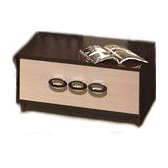 Тумба приліжкова Майстер Форм Селеста 500х400х1150 мм венге/дуб молочний