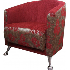 Кресло мягкое Мебель Прогресс Фиеста-М 690x690x750 мм красное Сумы