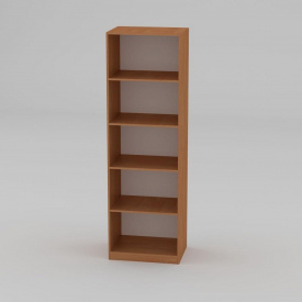 Книжный шкаф Компанит КШ-1 1950x612x448 мм ольха