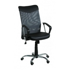 Офисное кресло AMF Аэро HB Line сиденье Сетка черная/спинка Сетка черная 650х650х1170 мм Кропивницкий