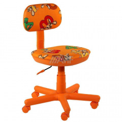 Дитяче крісло AMF Світі Зайці помаранчеві 600x600x700 мм помаранчевий Херсон