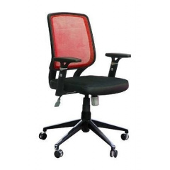 Кресло AMF Онлайн Алюм сетка черная/сетка красная 65x65x93 см Черкассы