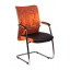 Кресло AMF Аэро CF сетка черная Zeus 045 Orange/сетка оранж-Skyline 57x62x96 см хром Чернигов