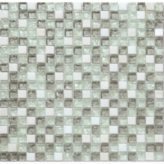 Мозаїка мармур скло VIVACER 1,5х1,5 DAF3 30х30 см