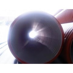 Двошарова гофрована каналізаційна труба 400 мм SN-8 Ірпінь