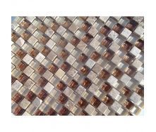 Мозаїка мармур скло VIVACER PC004 1,5х1,5 см, 30х30 см