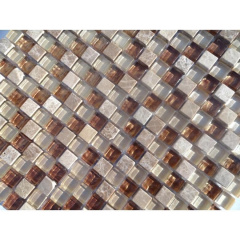 Мозаїка мармур скло VIVACER PC004 1,5х1,5 см, 30х30 см Рівне