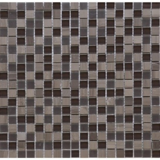 Мозаика мрамор стекло VIVACER SYNmix01 1,5х1,5 см 30,15х30,15 cм