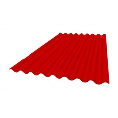 Кровельный лист Керамопласт Классический 2000х870х4,5 мм красный Полтава