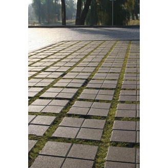 Тротуарная плитка Золотой Мандарин Эко 200х200х80 мм серая