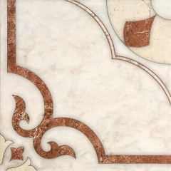 Керамическая плитка Inter Cerama CASTELLO для пола 43x43 см красно-коричневый Херсон