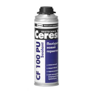 Поліуретановий герметик Ceresit CF 100 PU Sealant 600 мл коричневий