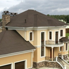 Гнучка черепиця Katepal Classic KL 1000х317 мм коричнева Шостка