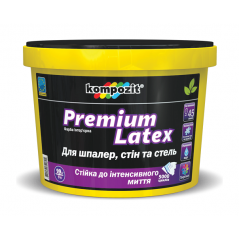Краска интерьерная Kompozit Premium Latex АА матовая 2,7 л белый Кропивницкий