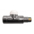 Термостатический клапан HERZ DE LUXE TS-90 проходной Rp 1/2xR 1/2 черный матовый (1792349)