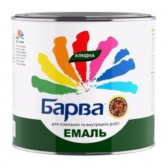 Эмаль алкидная Барва 0,8 кг черный Киев