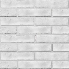 Керамічна плитка Golden Tile BrickStyle The Strand 60х250 мм білий (080020) Сарни