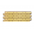 Фасадная панель Альта-Профиль Клинкерный кирпич 1220х440х20 мм Желтый