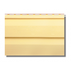 Сайдинг вініловий Альта-Профіль KANADA Плюс Престиж двухпереломний 3660х230х11 мм жовтий Рівне