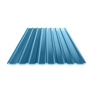 Профнастил Ruukki Т15 Polyester фасадний 13,5 мм синій