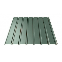Профнастил Ruukki Т15-115 Polyester matt фасадный 13,5 мм темно-зеленый Ладан