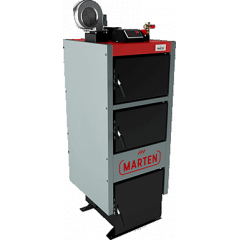 Твердотопливный котел длительного горения Marten Comfort MC 24 кВт - сталь 5 мм Ровно