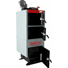 Твердопаливний котел тривалого горіння Marten Comfort MC 33 кВт - сталь 5 мм Полтава