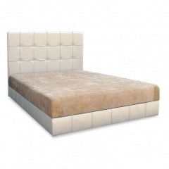 Ліжко Віка Магнолія 180 з матрацом меблева тканина 182х210х112 см Тернопіль