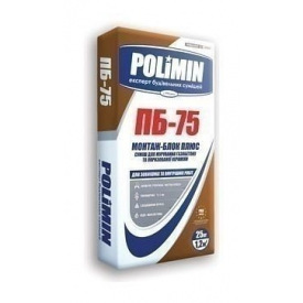 Клейова суміш Polimin Монтаж-блок плюс ПБ-75 25 кг