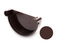 Заглушка левая Galeco PVC 110/80 107 мм шоколадно-коричневый