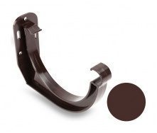 Кронштейн желоба ПВХ Galeco PVC 130 132 мм шоколадно-коричневый