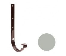 Кронштейн ринви металевий Galeco PVC 150/100 148х335 мм світло-сірий