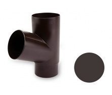 Тройник трубы Galeco PVC 150/100 100 мм темно-коричневый