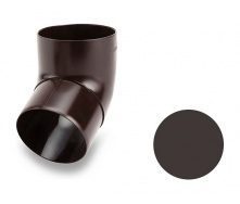 Колено 67 градусов Galeco PVC 150/100 100 мм темно-коричневый