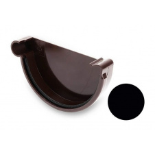 Заглушка ліва Galeco PVC 110/80 107 мм чорний