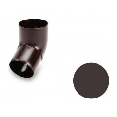Коліно 67 градусів Galeco PVC 90/50 50 мм темно-коричневий Вишневе