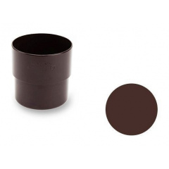 Соединительная муфта Galeco PVC SP080 80х84 мм шоколадно-коричневый Свесса