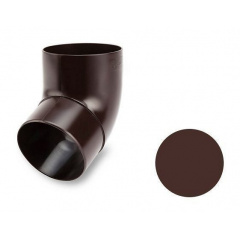 Коліно 67 градусів Galeco PVC 130/100 100 мм шоколадно-коричневий Київ