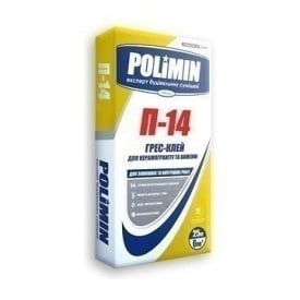 Клейова суміш Polimin Грес-клей П-14 25 кг